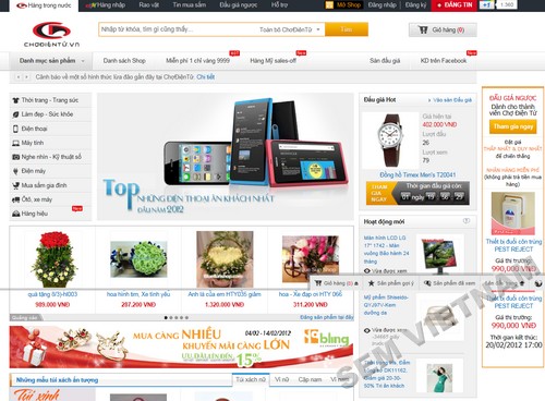 chodientu 10 Website mua bán trực tuyến hàng đầu tại Việt Nam