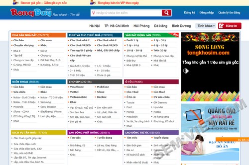 rongbay 10 Website mua bán trực tuyến hàng đầu tại Việt Nam