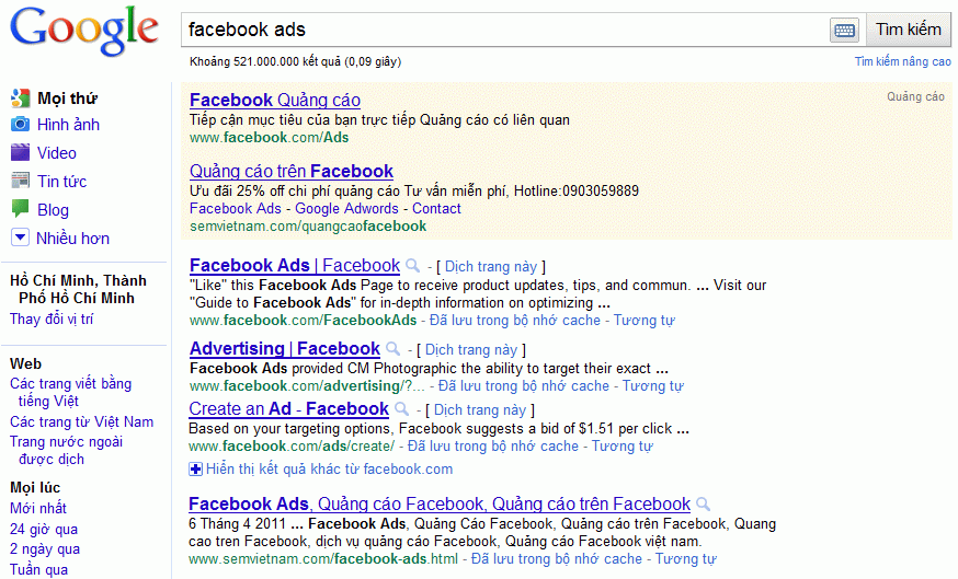 Quảng cáo Google quang cao google Google Adwords